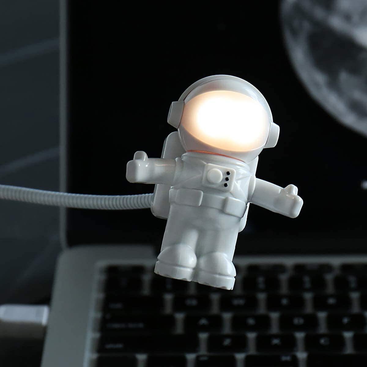 USB LED Reading Light, Creative Astronaut Astronaut LED Flexible USB Light for view 4