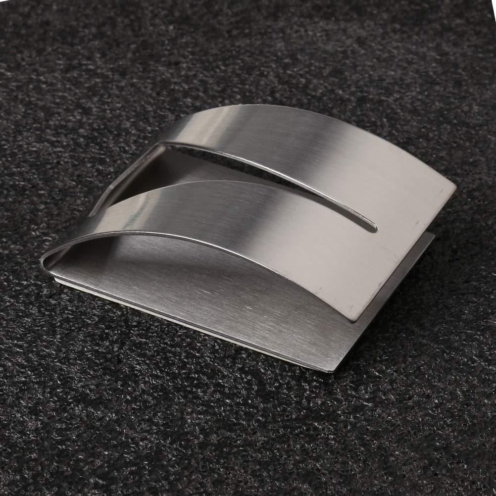 Towel Hook Holder Grabber Self Adhesive Stainless Steel Kitchen Dish Towel view 2