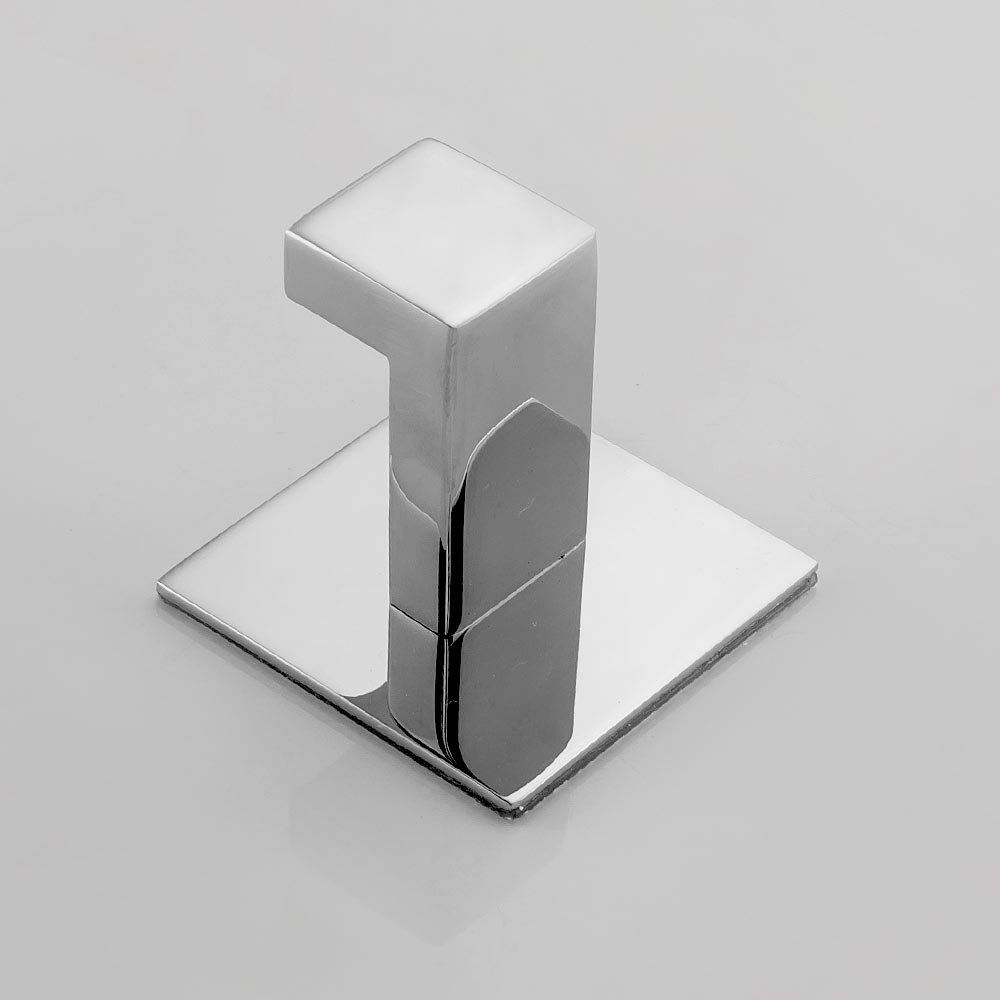 Stainless Steel Bathroom Towel Hook Self Adhesive Robe Coat Hook in Bathroom view 2