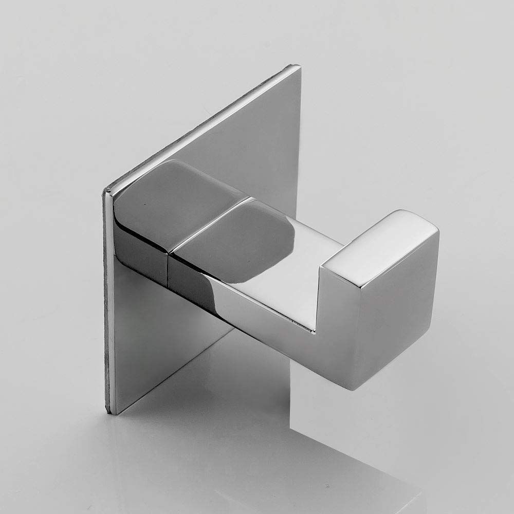 Stainless Steel Bathroom Towel Hook Self Adhesive Robe Coat Hook in Bathroom view 3