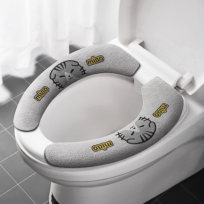 4 Pcs Toilet Pad Toilet Seat Toilet Bowl Seat Washable Toilet Seat Accessory view 4