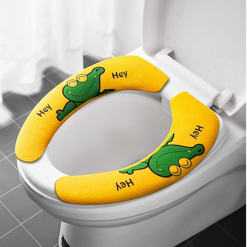 4 Pcs Toilet Pad Toilet Seat Toilet Bowl Seat Washable Toilet Seat Accessory view 5