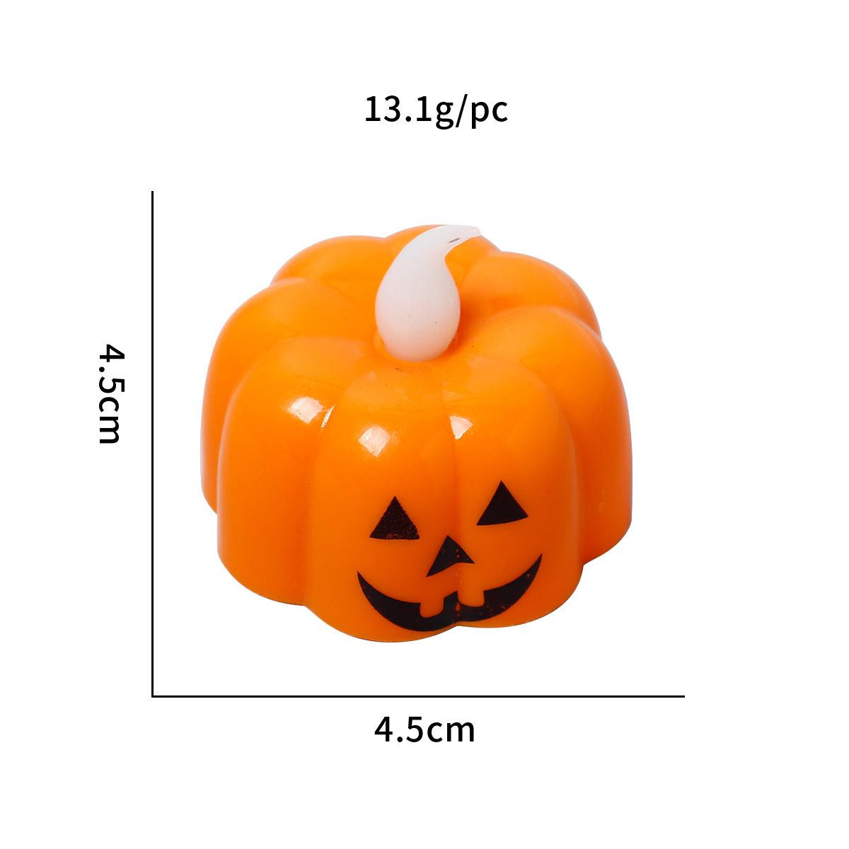 12pcs Pumpkin Tea Light Pirate Gnome Black Crystal Handle Cabinet Bride and view 3