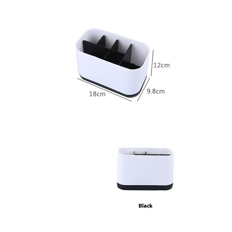 Plastic Toothbrush Holder Bathroom Electric Toothbrush and Toothpaste Organizer view 5