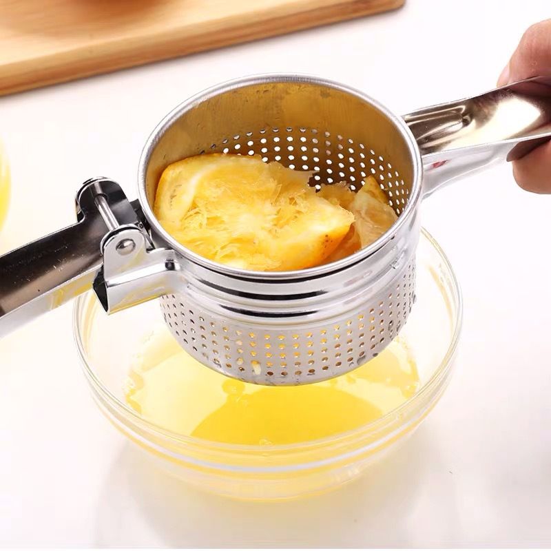 Pro-Grade Multi-Purpose Squeezer Premium Stainless Steel Juicer Manual Food view 4