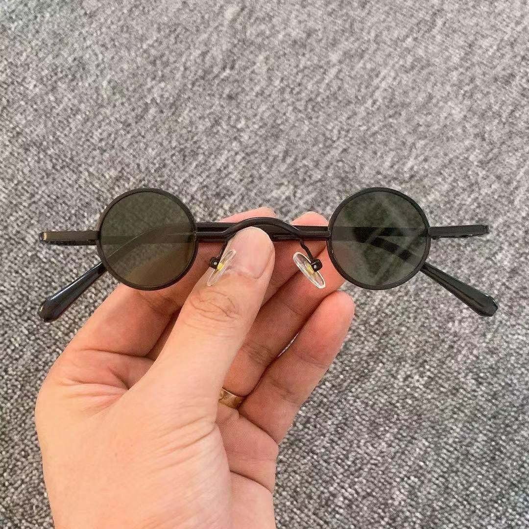 Round Polarized Hippie Sunglasses Classic Retro Small Round Sunglasses Cute view 4