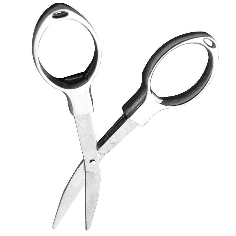 Safe Portable Travel Mini Scissors Stainless Steel Retractable Small Scissors view 3