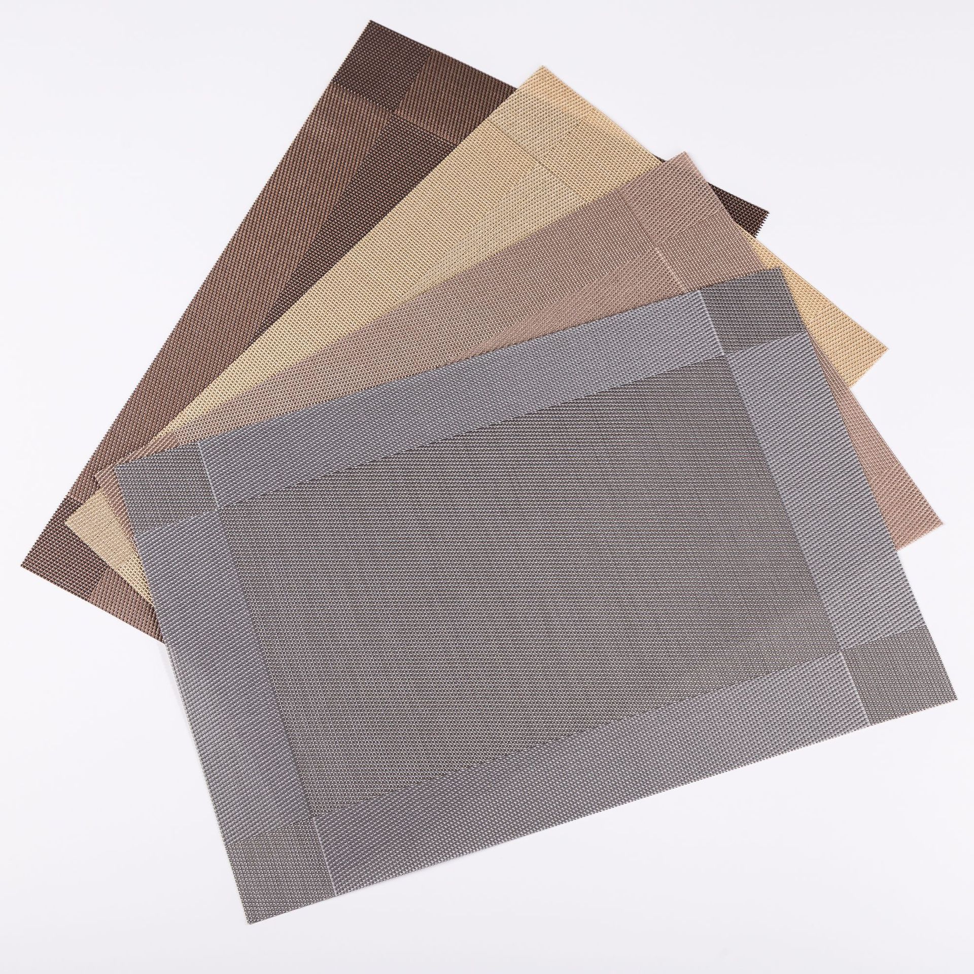 Placemats Washable Easy to Clean PVC Placemat for Kitchen Table Heat-resistand