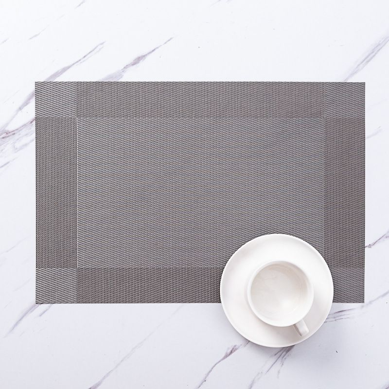 Placemats Washable Easy to Clean PVC Placemat for Kitchen Table Heat-resistand view 3