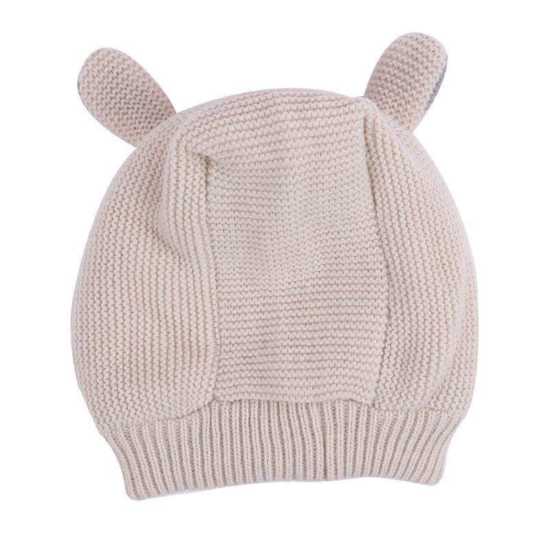 Beige Dog Knitted Hat, Dog Ear Muffs Noise Protection Quiet Ears for Dogs view 2