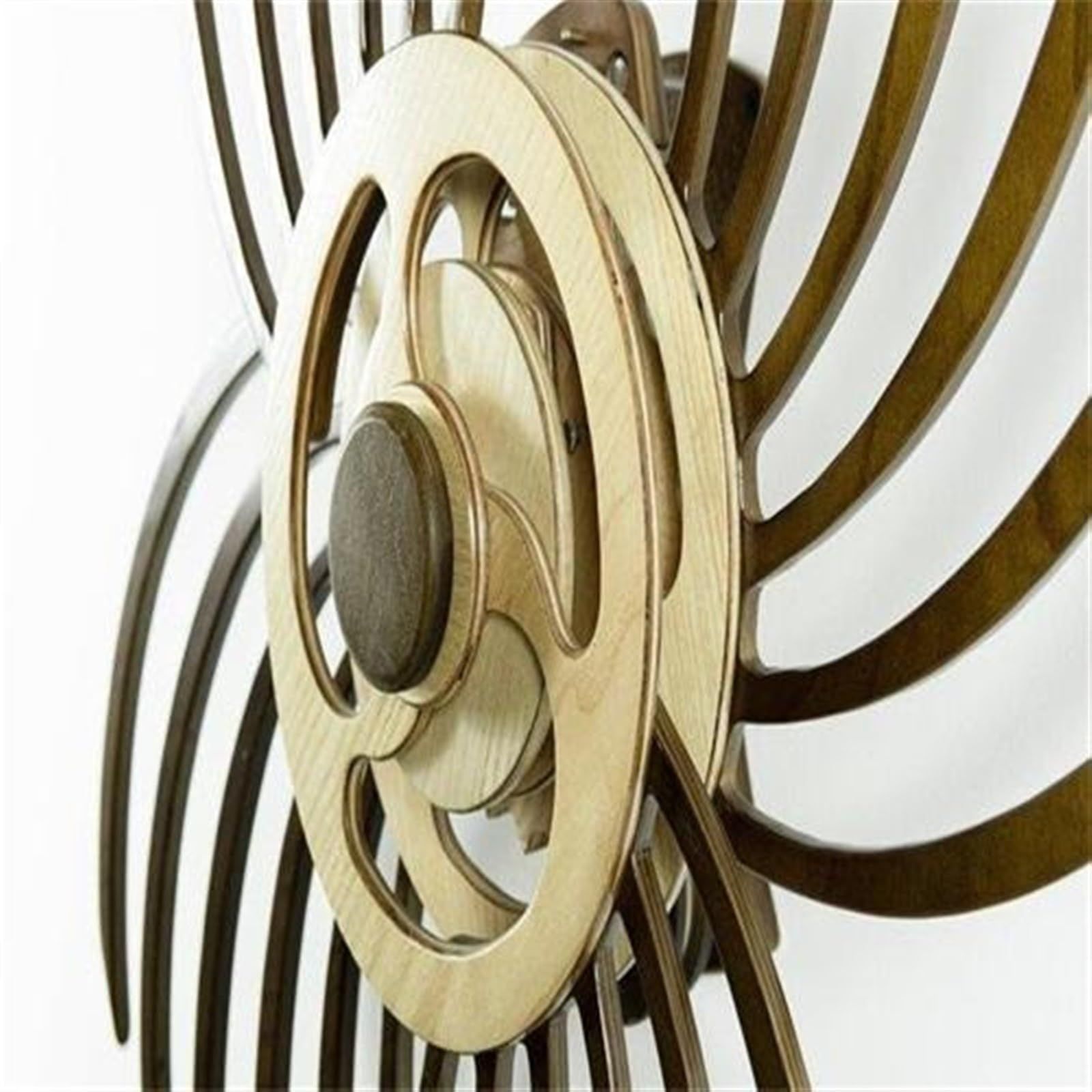 Creative Wooden Windmill Reversal Statue 3 Different Patterns Indoor Wall view 4