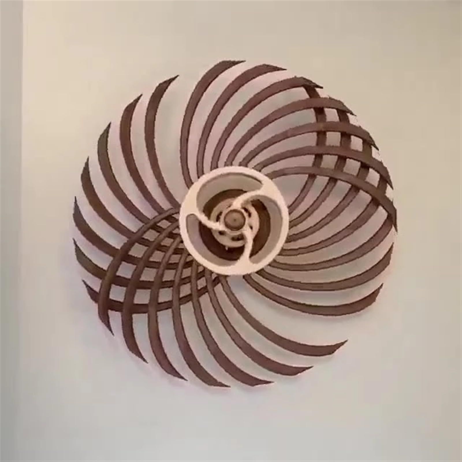 Creative Wooden Windmill Reversal Statue 3 Different Patterns Indoor Wall view 5