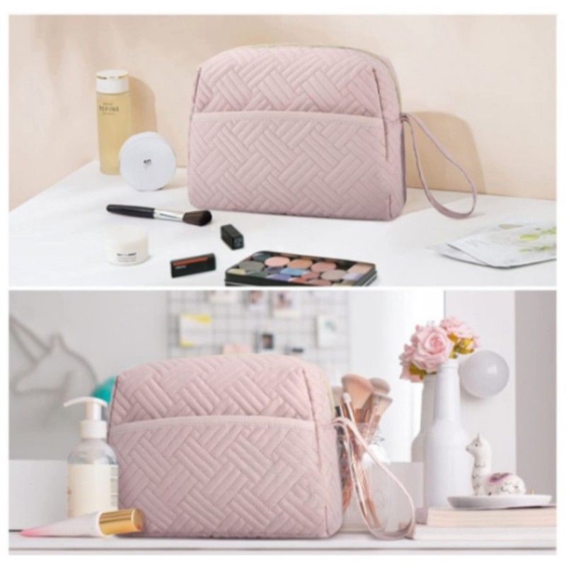 Small Makeup Bag, Travel Cosmetic Bag Make Up Pouch Small Travel Essentials view 2