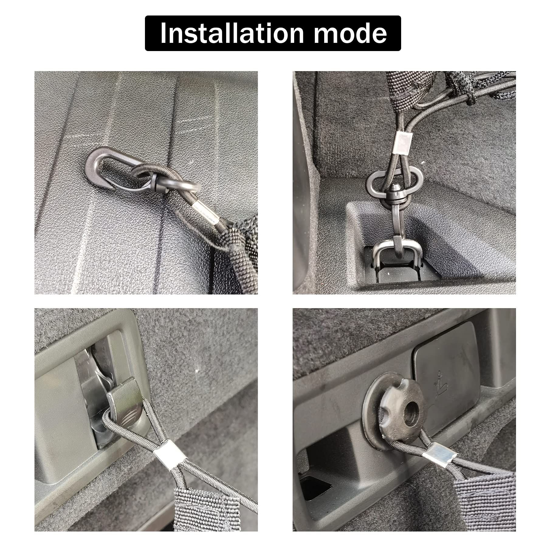 Cargo Net Stretchable, Car Exterior Accessories, Adjustable Elastic Trunk view 3