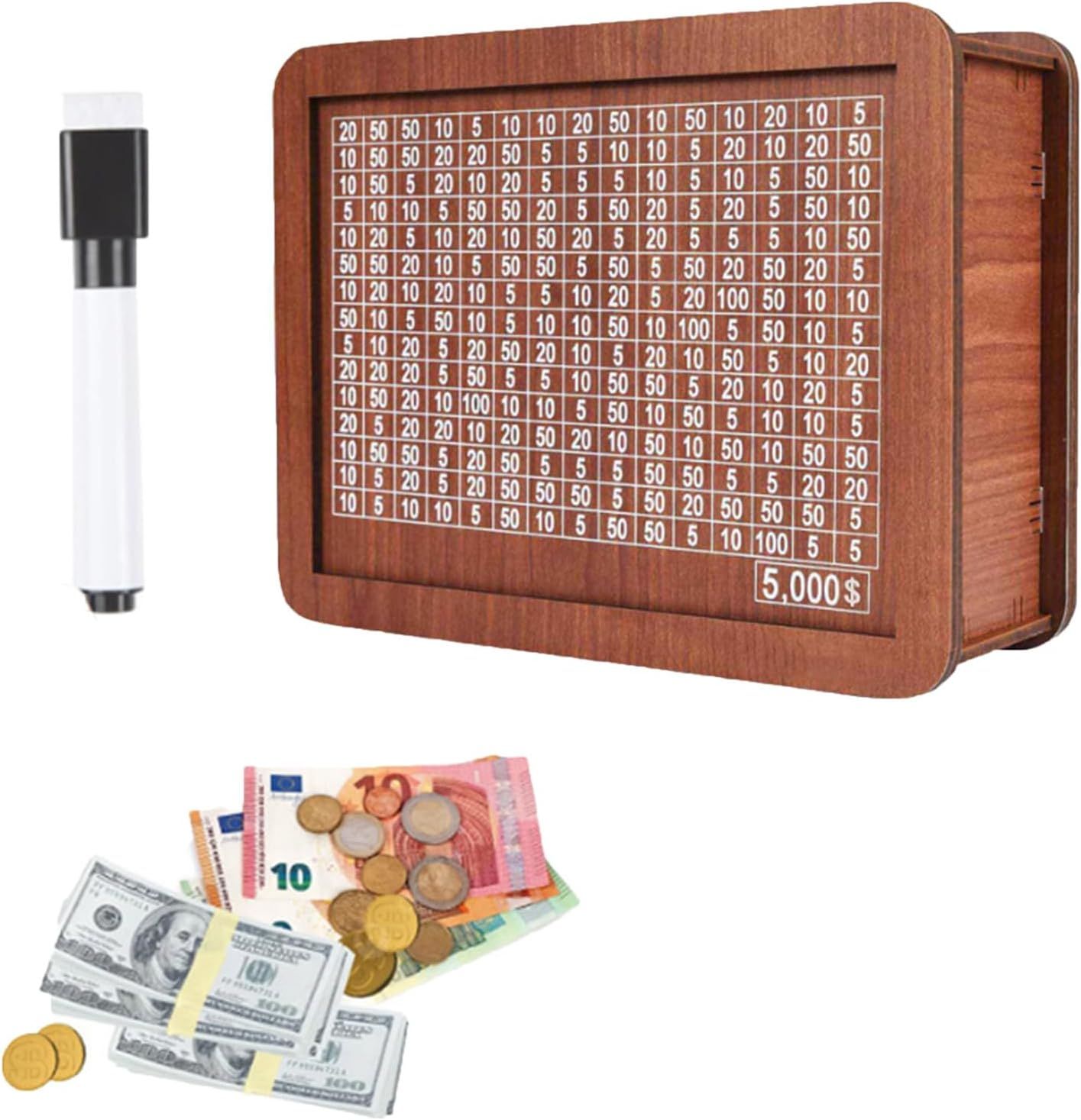 Wooden Piggy Bank for Adults view 5