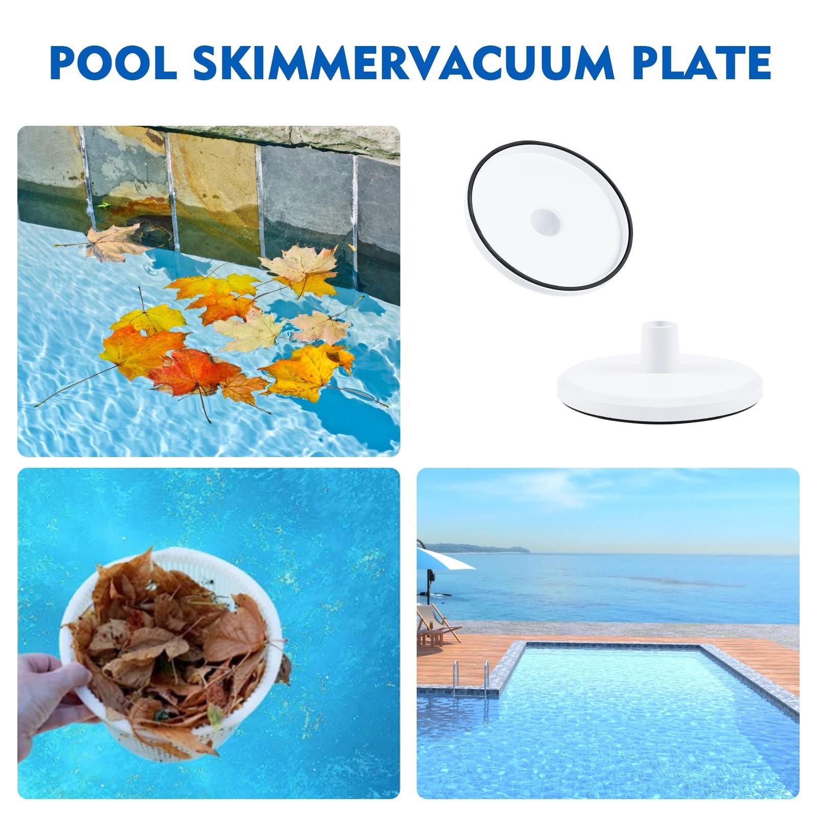 Pool Skimmer Vacuum Plate Compatible with Hayward Swimming Pool Skimmer SP1082 view 2