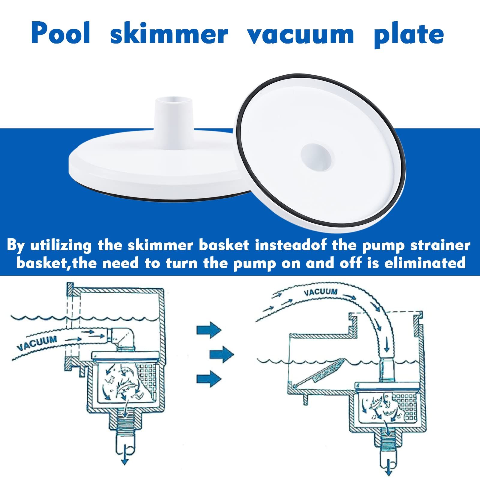 Pool Skimmer Vacuum Plate Compatible with Hayward Swimming Pool Skimmer SP1082 view 4