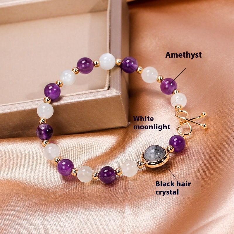 Amethyst Bracelet,Amethyst Bracelet, Amethyst Body-purify Bracelet, Amethyst view 5