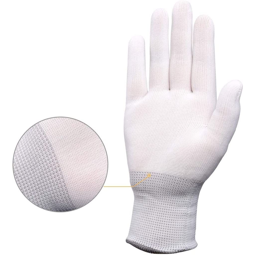 12 Pairs Gardening Non-Slip Gloves Yarn Nylon Cotton Labor Insurance view 4