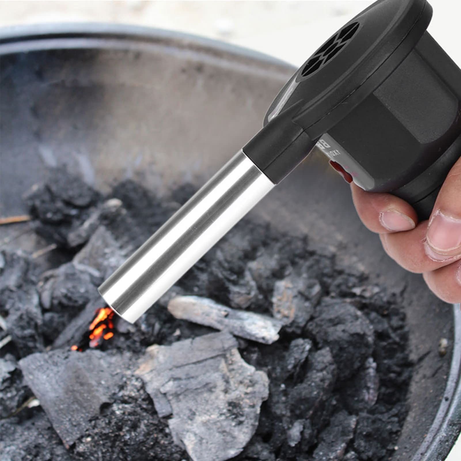 Portable Fan Air Blower,Charcoal Electric Battery Powered Barbecue Fan Air view 5