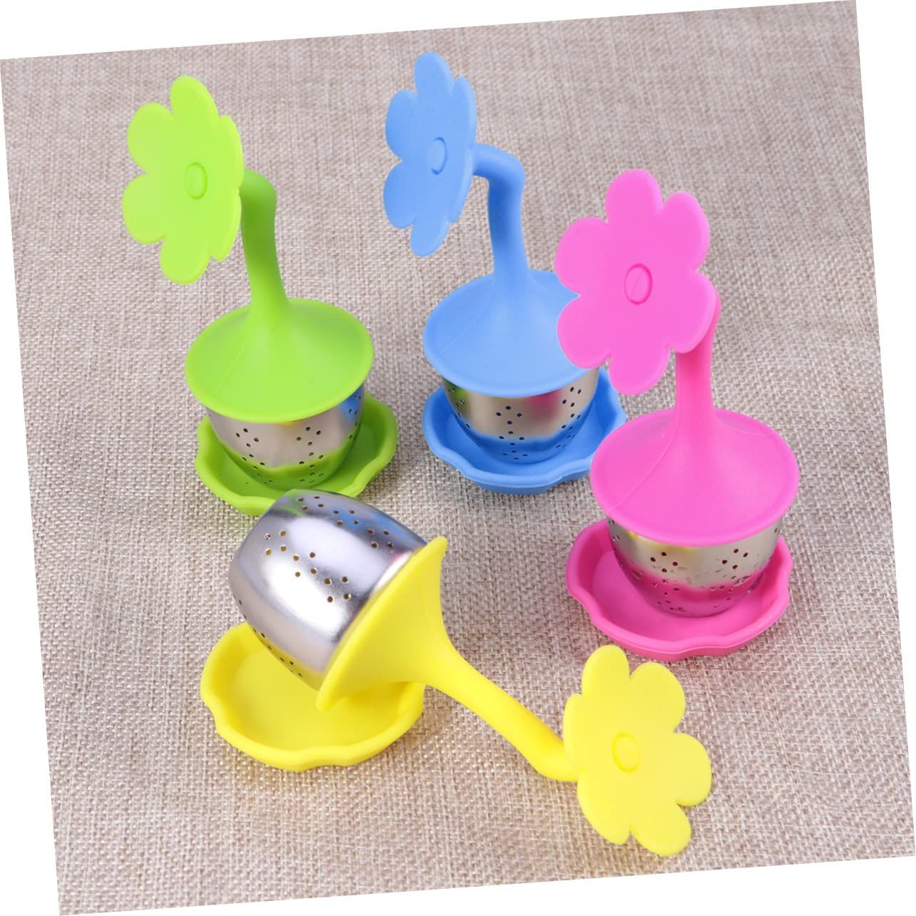 SHOWERORO 4pcs Tea Accessories Tea Making Accessories Stainless Steel view 3