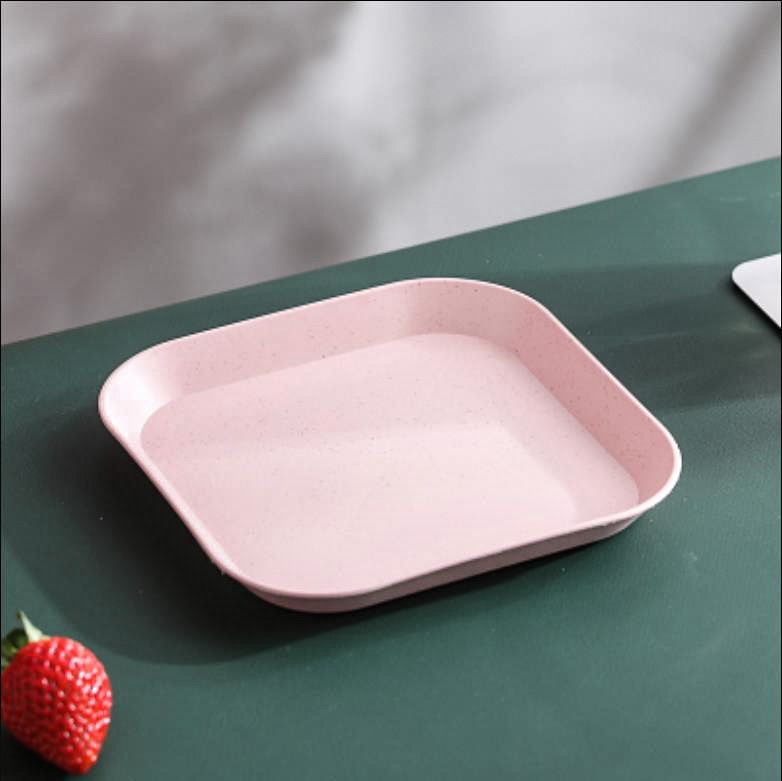 Multifunction Snack Plates Unbreakable 4pcs Set Healthy Food-grade Dinner view 4