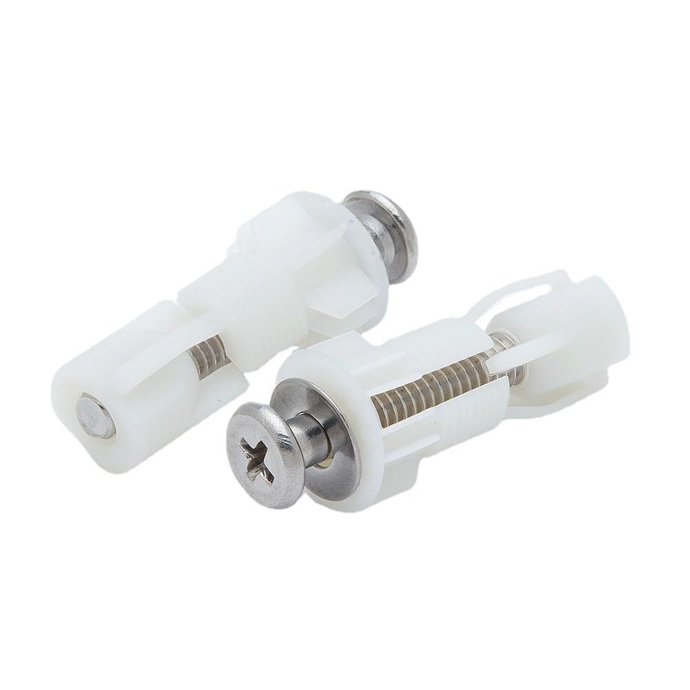 2 Pack Toilet Seat Screw Bolts Kit Replacement Toilet Top Cover Lid Fixing view 3