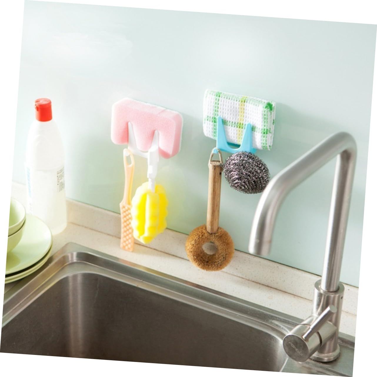 3 Pcs Pan Cover Mount Pot Lid Holder Pot Lid Organizer Pot Cover Rack Pan Lid view 3