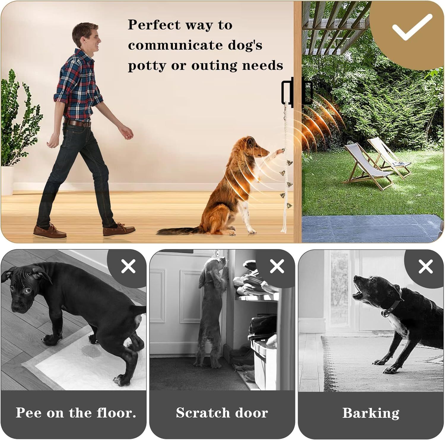 Adjustable Cotton Rope+Dog Training Dog for Training for Puppies Communication view 5