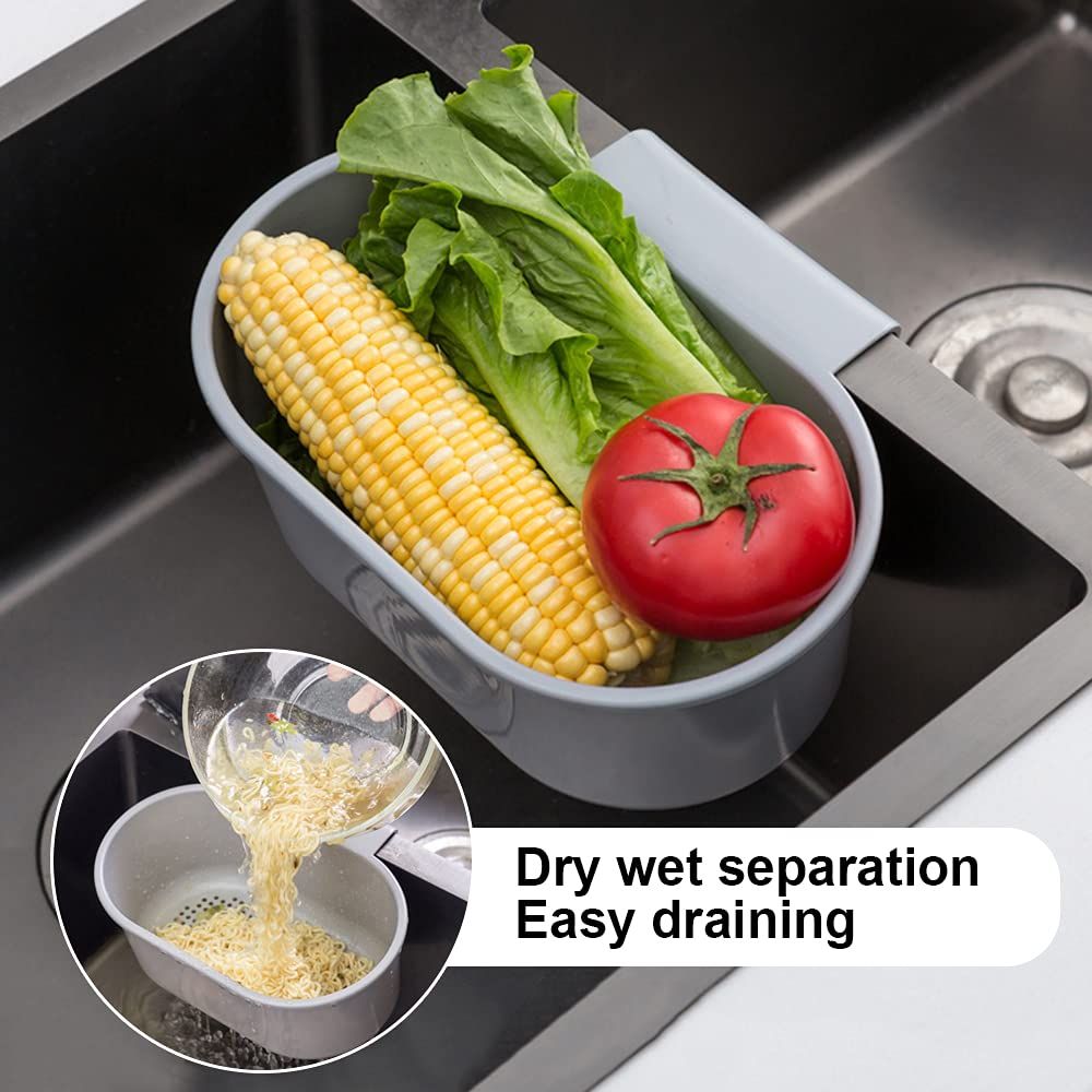 Kitchen Sink Drain Strainer Basket Compost Corner Sink Swan Strainer Basket view 2
