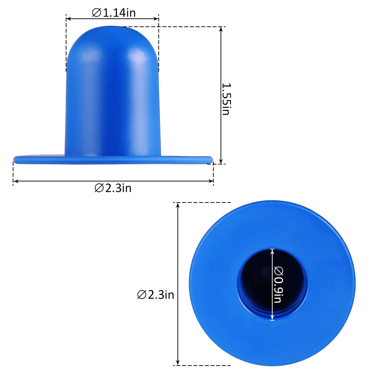 Pool Plugs for Above Ground Pool-4pcs Pool Stopper Plugs Pool Filter Pump Hole view 5