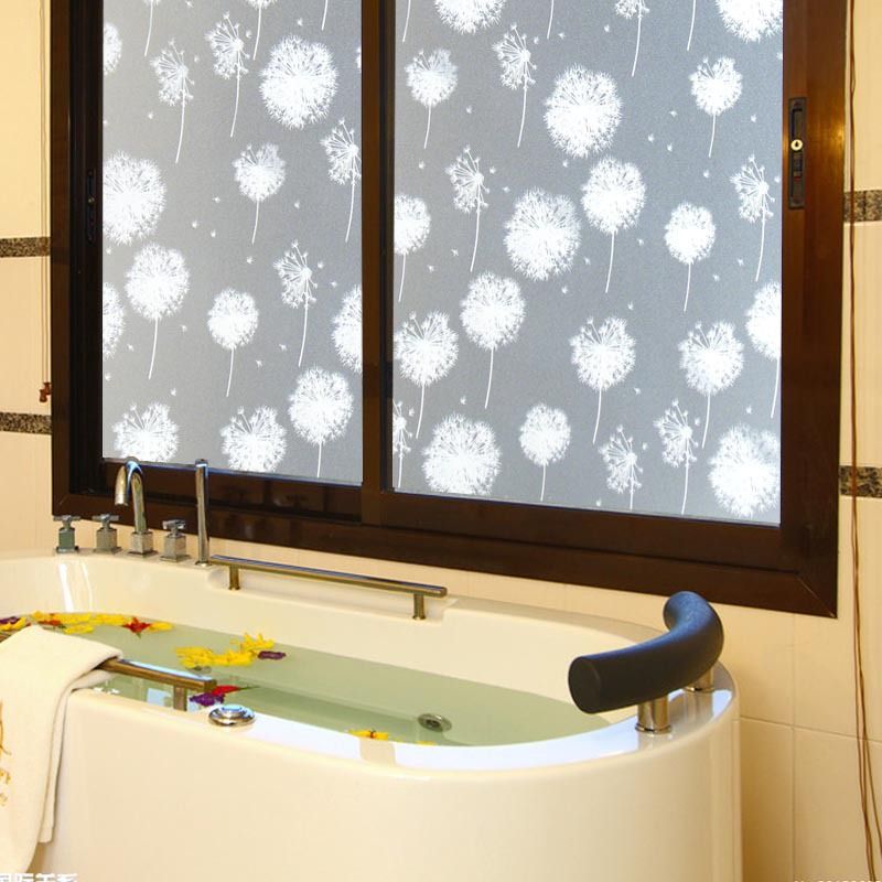 window privacy film,of dandelion glue-free glass film, opaque glass film for view 4