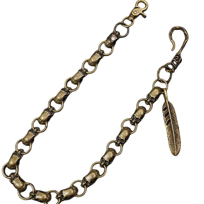 Heavy Duty Keychain for Men's Biker Trucker Wallet Chain Cuban Link wallet