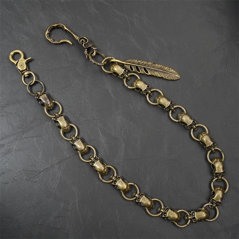 Heavy Duty Keychain for Men's Biker Trucker Wallet Chain Cuban Link wallet view 2