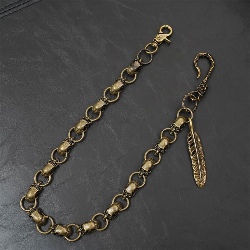 Heavy Duty Keychain for Men's Biker Trucker Wallet Chain Cuban Link wallet view 3