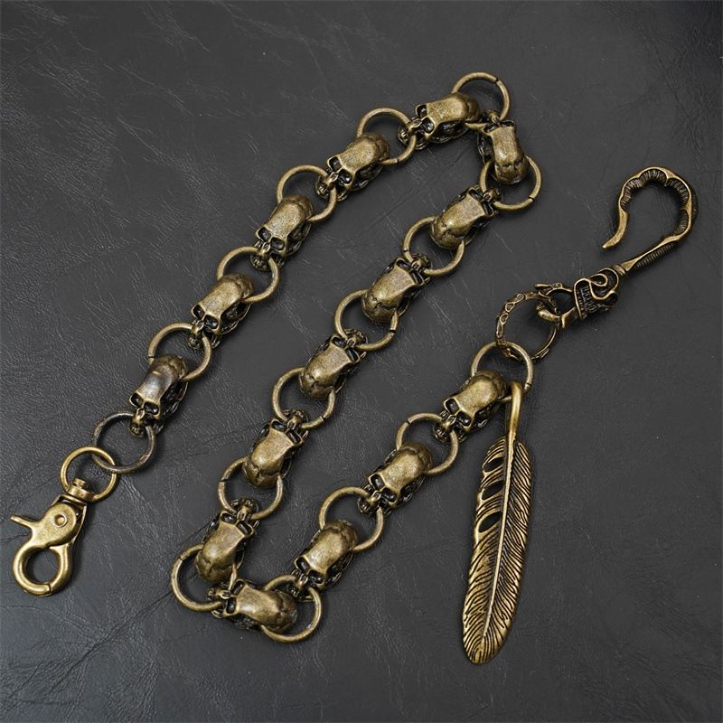 Heavy Duty Keychain for Men's Biker Trucker Wallet Chain Cuban Link wallet view 4