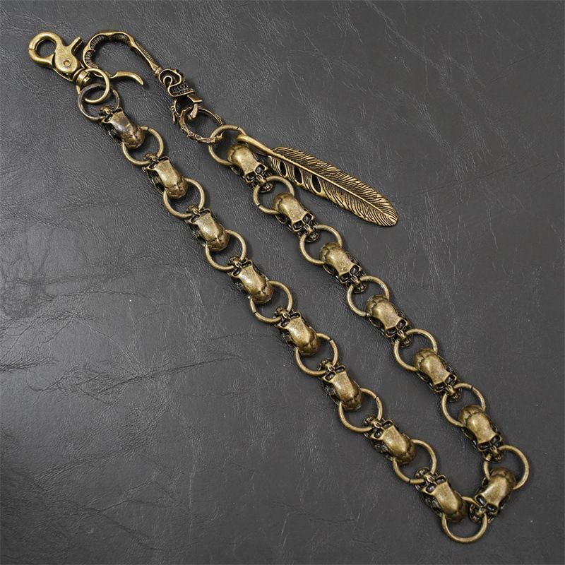 Heavy Duty Keychain for Men's Biker Trucker Wallet Chain Cuban Link wallet view 5