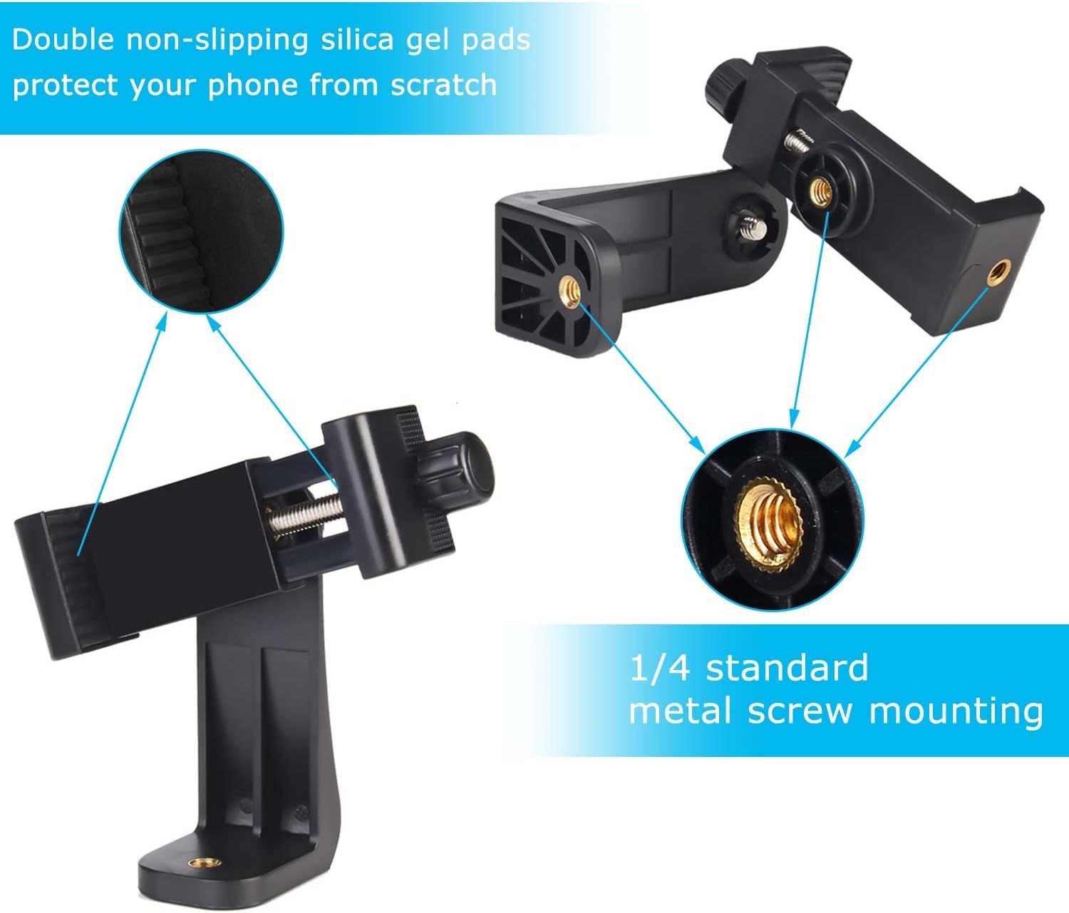 Universal 360 Rotation Smartphone Holder Mount Adapter view 3