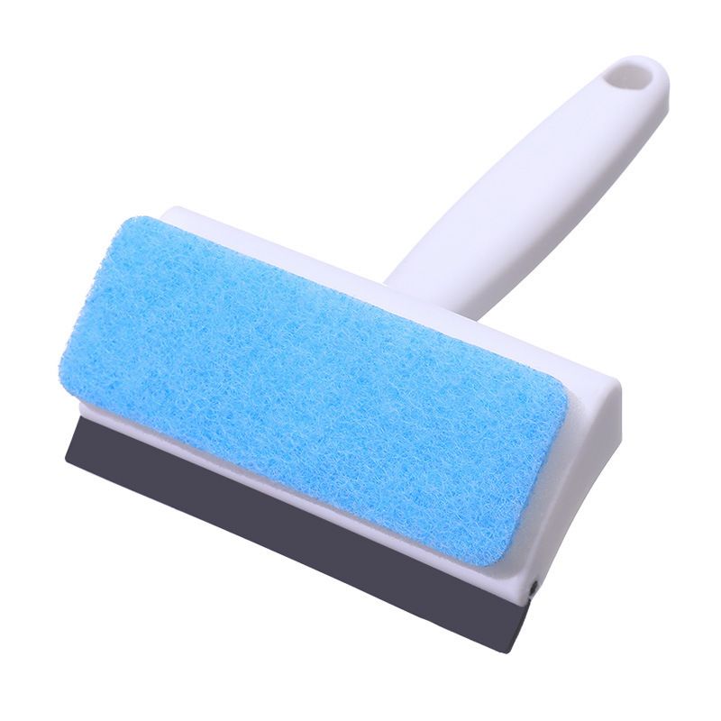 Glass Cleaning Brush Bath for Shower Small Squeegee with Scrubber Shower Door — image 1