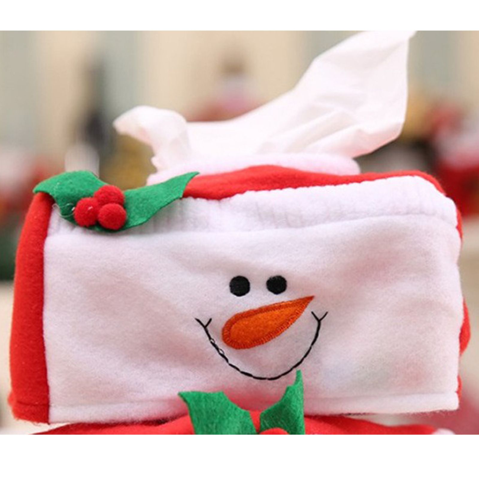 2pcs Box napkin storage container hand towel tray napkin bar serviette tissue view 2