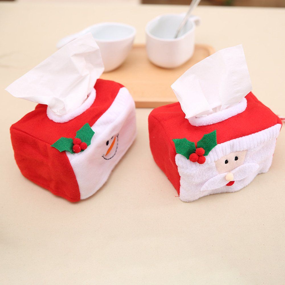2pcs Box napkin storage container hand towel tray napkin bar serviette tissue view 4