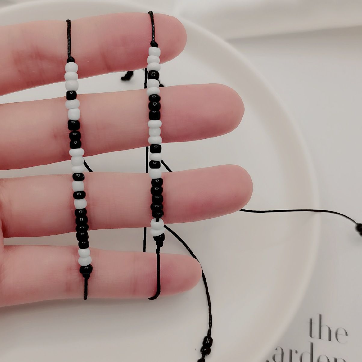 Morse Code Bracelets for Men Women-Handmade Best Friend Friendship view 5