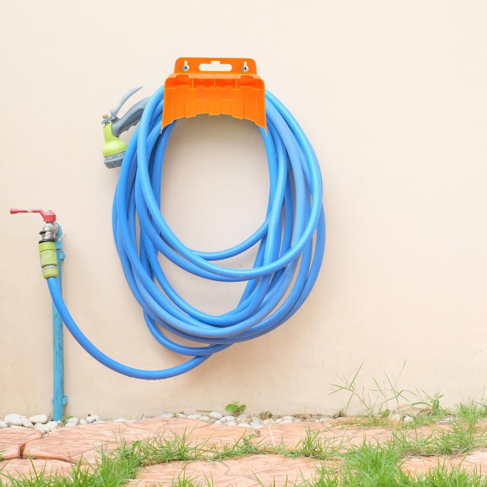 Wall Mounted Hose Rack Hose Holder Hose Holders for Outside Hose Hanger Metal view 3