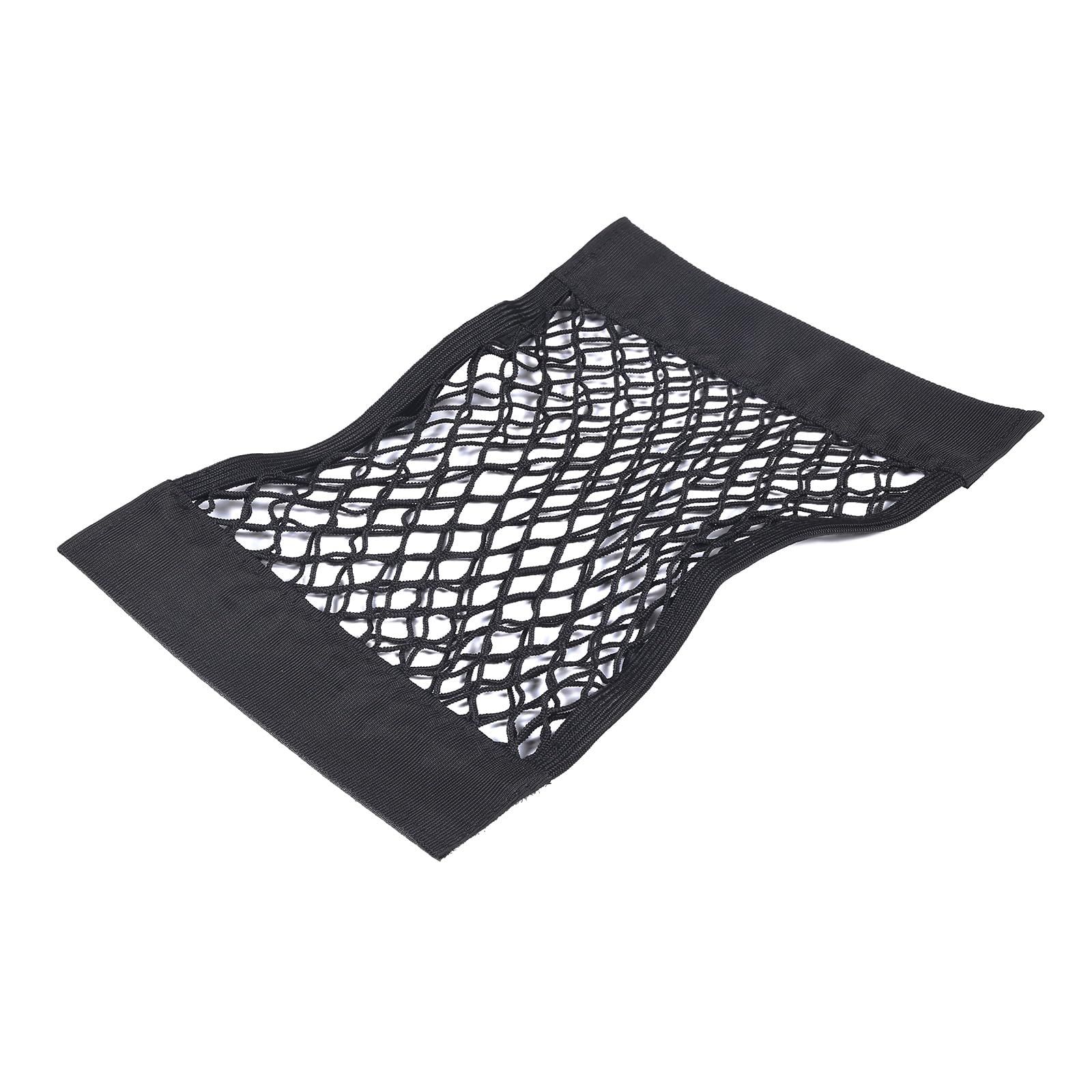 Universal Mesh Cargo Net with Tape Stickers Car Stretchable Storage Net Wall view 2