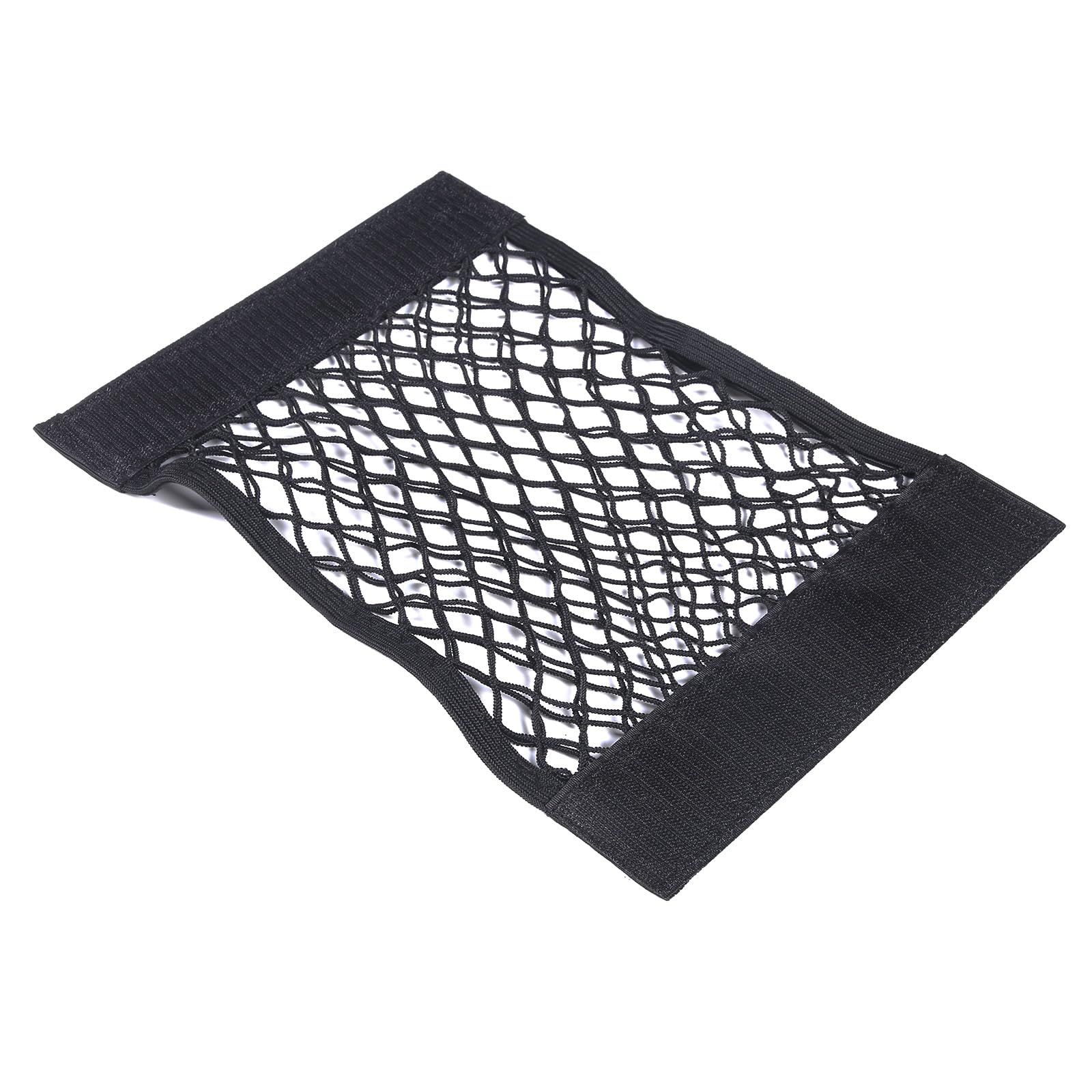 Universal Mesh Cargo Net with Tape Stickers Car Stretchable Storage Net Wall view 4