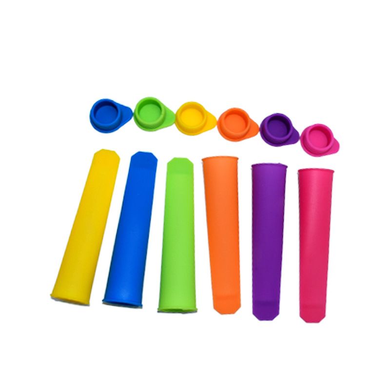 Silicone Ice Pop Molds,BPA Free Popsicle Molds with Attached Lids,Reusable DIY view 3