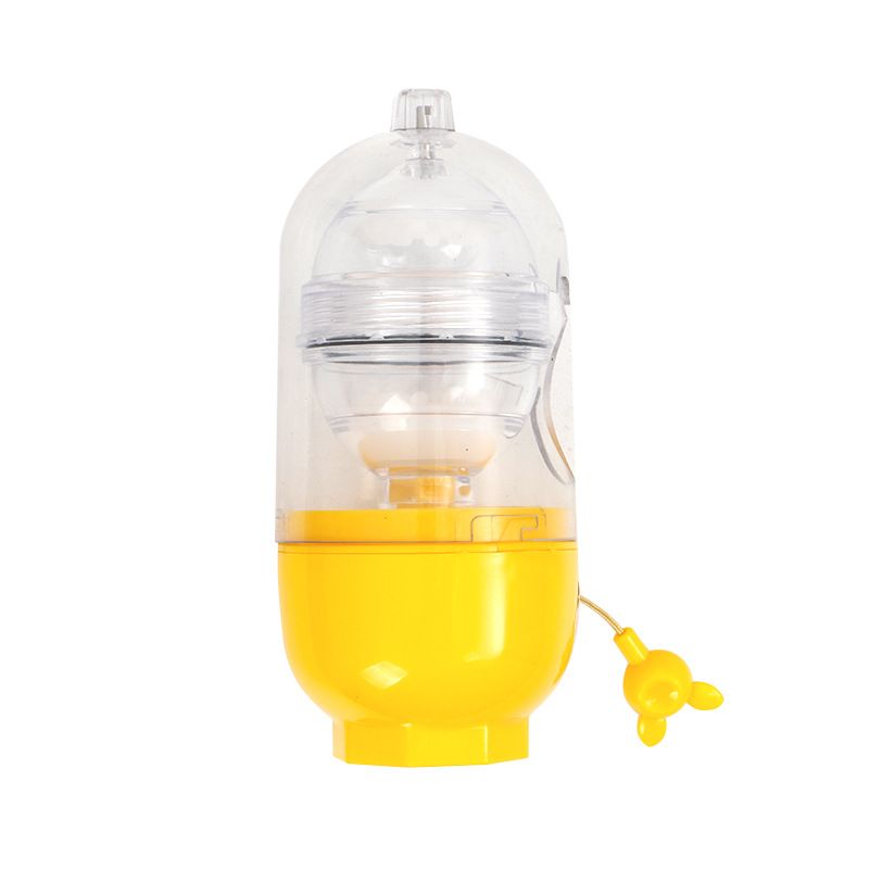 Egg Yolk White Mixer Shaker Portable Hand Pull Type Manual Blender Spinner