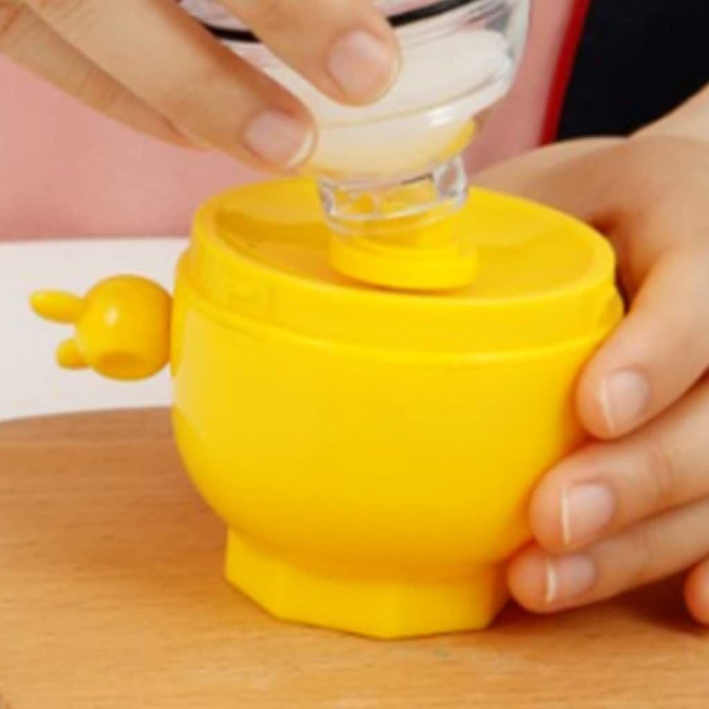 Egg Yolk White Mixer Shaker Portable Hand Pull Type Manual Blender Spinner view 2