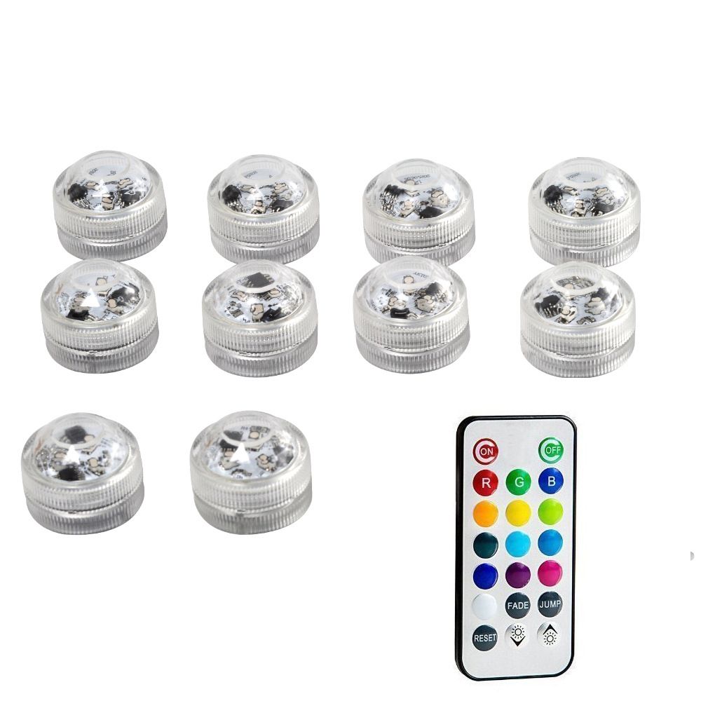Waterproof LED Tea Lights Candle with Remote Battery Operated