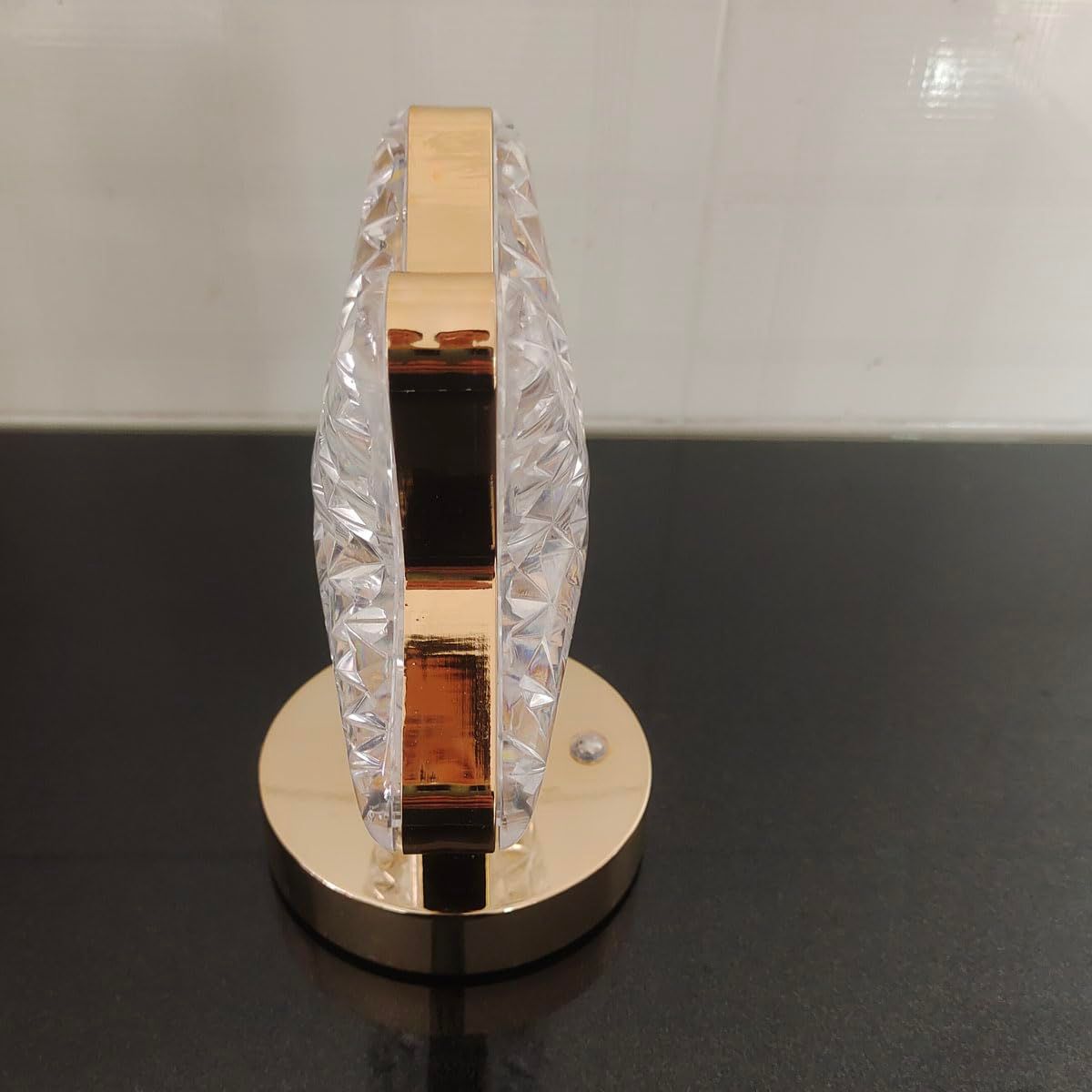 Crystal Touch Table lamp Little Night Light Charging Star Moon Small Night view 5